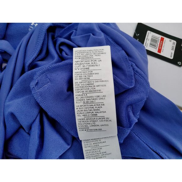 Under Armour XS Loose Fit Blue Hoodie Sweatshirt Polyester - Picture 11 of 13